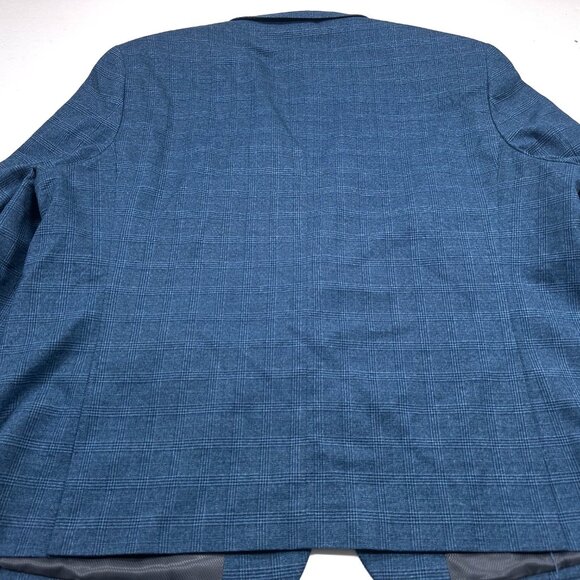 Pierre Loren Willie 52R Blue Men's Sport Coat Blazer Superior 150s 2-Button - Picture 6 of 7